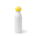 Bouteille isotherme en inox avec bouchon ballon de sport 550 ml couleur jaune deuxième vue
