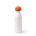 Bouteille isotherme en inox avec bouchon ballon de sport 550 ml couleur orange deuxième vue