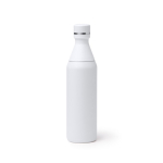 Gourde isotherme en acier inoxydable avec double ouverture 550 ml couleur blanc deuxième vue