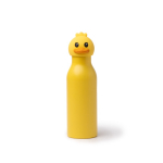 Gourde isotherme au design enfant avec bouchon tête d’animal 450 ml couleur jaune deuxième vue