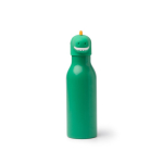 Gourde isotherme au design enfant avec bouchon tête d’animal 450 ml couleur vert deuxième vue