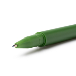 Stylo roller en plastique avec capuchon et clip assortis, encre bleue couleur noir vue détaillée 2