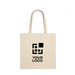 Sac en coton naturel avec anses longues renforcées 240 g/m² vue principale