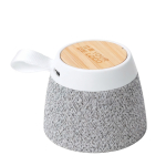 Enceinte sans fil en bambou avec support magnétique 5 W vue principale