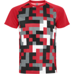 T-shirt technique unisexe en polyester 150 g/m² Roly Direct Ventor couleur rouge première vue d'usage