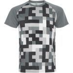 T-shirt technique unisexe en polyester 150 g/m² Roly Direct Ventor couleur gris deuxième vue