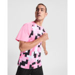 T-shirt technique unisexe en polyester 150 g/m² Roly Direct Ventor couleur rose pastel première vue d'usage