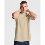 T-shirt unisexe oversize en coton 270 g/m² Roly Direct Chow couleur blanc vue détaillée 2