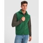 Gilet polaire unisexe avec zip 300 g/m² Roly Direct New Bellagio couleur vert bouteille vue détaillée 1