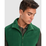 Gilet polaire unisexe avec zip 300 g/m² Roly Direct New Bellagio couleur vert bouteille vue détaillée 4