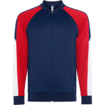 Veste de sport unisexe en polyester, 210 g/m², Roly Direct Gladius couleur rouge première vue d'usage