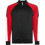 Veste de sport unisexe en polyester, 210 g/m², Roly Direct Gladius couleur rouge foncé première vue d'usage