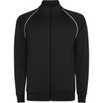 Sweat-shirt de sport unisexe à col montant 210 g/m² Roly Direct Valier couleur noir première vue d'usage