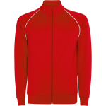 Sweat-shirt de sport unisexe à col montant 210 g/m² Roly Direct Valier couleur rouge première vue d'usage
