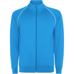 Sweat-shirt de sport unisexe à col montant 210 g/m² Roly Direct Valier couleur turquoise première vue d'usage