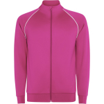 Sweat-shirt de sport unisexe à col montant 210 g/m² Roly Direct Valier couleur rose fluorescent première vue d'usage