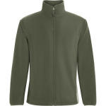 Veste polaire unisexe à col montant 300 g/m² Roly Direct New Artic couleur vert forêt première vue d'usage