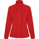 Veste polaire femme à fermeture éclair 300 g/m² Roly Direct New Artic couleur rouge première vue d'usage