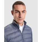 Veste unisexe matelassée à fermeture éclair 90 g/m² Roly Direct Vivaro couleur gris taupe vue détaillée 3