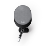 Chargeur sans fil pour voiture avec câble rétractable Type C 15 W couleur noir deuxième vue