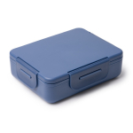 Lunch box en plastique anti-fuite avec compartiments et couverts 1 L couleur bleu marine première vue d'usage