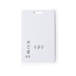 Carte localisatrice anti-perte résistante à l’eau et rechargeable couleur blanc vue détaillée 2