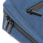 Housse imperméable 12” pour accessoires technologiques et ordinateur couleur bleu marine vue détaillée 2