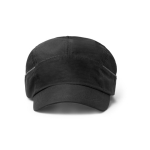 Casquette de sport, maille latérale et bande réfléchissante 100 g/m² couleur noir deuxième vue
