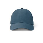 Casquette en nylon à 6 panneaux, œillets et bande anti-transpiration couleur bleu deuxième vue