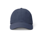 Casquette en nylon à 6 panneaux, œillets et bande anti-transpiration couleur bleu marine deuxième vue