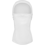 Masque de protection respirant unisexe en tissu élastique couleur blanc première vue d'usage