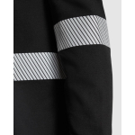 Polo unisexe manches longues haute visibilité 220 g/m² Roly Foran L/S couleur noir vue détaillée 4