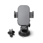 Support voiture smartphone chargeur sans fil 15 W réglable couleur noir deuxième vue