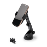 Support voiture smartphone chargeur sans fil 15 W réglable couleur noir vue détaillée 2