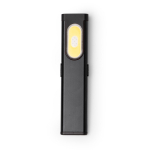 Lampe torche double ultra-plate avec aimant et clip, 3 intensités couleur noir deuxième vue