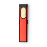 Lampe torche double ultra-plate avec aimant et clip, 3 intensités couleur rouge deuxième vue