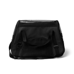 Sac à dos en RPET pour animaux avec grille et base renforcée couleur noir deuxième vue