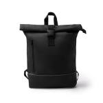 Sac à dos roll-top, grand compartiment et bande réfléchissante PC 15” couleur noir deuxième vue