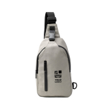 Sac bandoulière en coton recyclé avec fermetures éclair et sangle vue principale