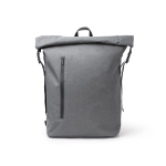 Sac à dos en plastique recyclé, déperlant, pour ordinateur 15” couleur gris deuxième vue