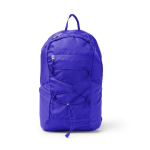 Sac à dos de sport avec poches en filet et cordons élastiques couleur bleu roi deuxième vue
