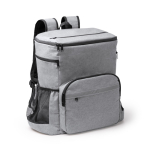 Sac à dos glacière en plastique recyclé avec intérieur isotherme 22 L couleur gris clair première vue d'usage
