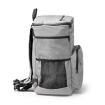 Sac à dos glacière en plastique recyclé avec intérieur isotherme 22 L couleur gris clair vue détaillée 2