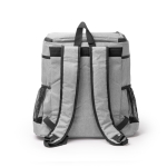 Sac à dos glacière en plastique recyclé avec intérieur isotherme 22 L couleur gris clair vue détaillée 3
