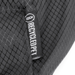 Sac à dos écologique déperlant avec poches et fermeture éclair 9” couleur noir vue détaillée 3