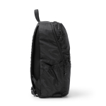 Sac à dos écologique déperlant avec poches et fermeture éclair 9” couleur noir vue détaillée 4