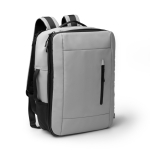Sac à dos de voyage avec compartiment antivol et maille 12” couleur gris première vue d'usage