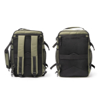 Sac à dos de voyage grande capacité avec ouverture à 180° pour PC 15” couleur vert foncé vue détaillée 1