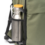 Sac à dos de voyage grande capacité avec ouverture à 180° pour PC 15” couleur vert foncé vue détaillée 2