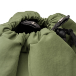 Sac à dos en nylon avec grand compartiment et fermeture cordon PC 15” couleur vert foncé vue détaillée 3